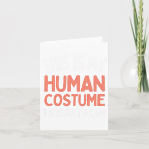 Skeleton Drabbing Dance Halloween Card