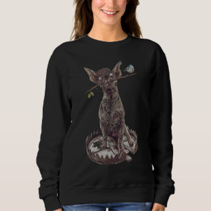 Skeleton Fairy Grunge Fairycore Aesthetic Hellhoun Sweatshirt