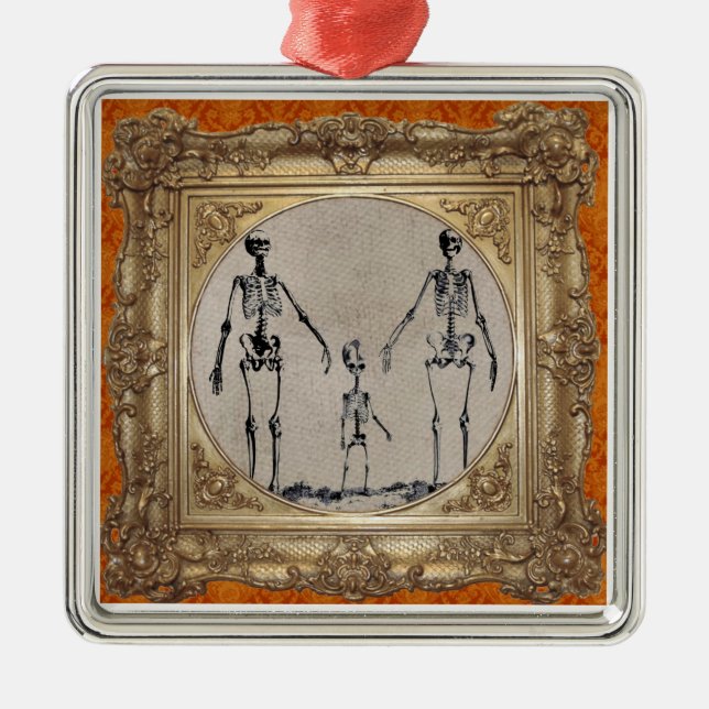 Skeleton Family Ornament (Front)