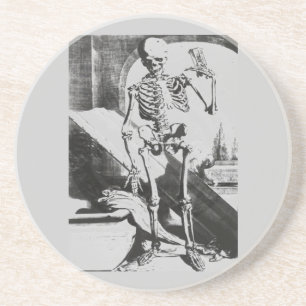 Skeleton from Anatomia Humani Corporis Coaster