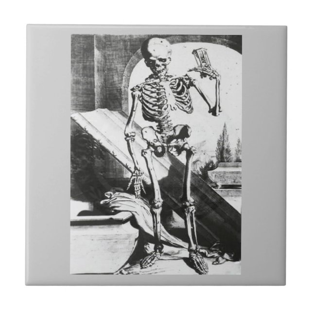 Skeleton from Anatomia Humani Corporis Tile (Front)
