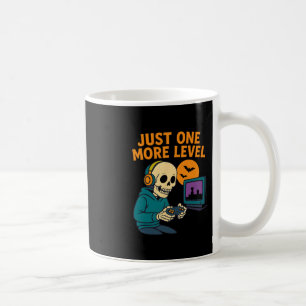 Skeleton Gamer – Just One More Level  Coffee Mug