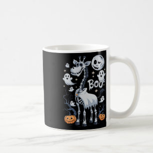Skeleton Giraffe In Ghosts Halloween Coffee Mug