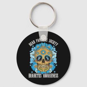 Skeleton Golf Funny Halloween Costume Golfing Spor Key Ring