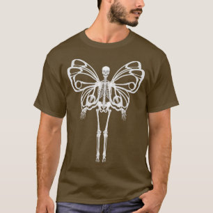 Skeleton Grunge Aesthetic Fairy Dark Goth Horror F T-Shirt