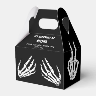Skeleton Halloween Birthday Favour Box