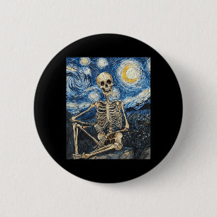 Skeleton Halloween Costume Style 6 Cm Round Badge