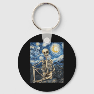 Skeleton Halloween Costume Style Key Ring