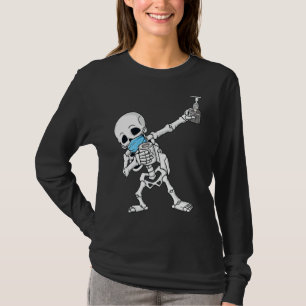 Skeleton Halloween Costumes For Boys Girls Dab Ske T-Shirt
