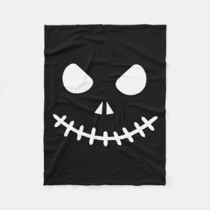 Skeleton Halloween Fleece Blanket