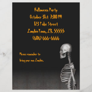 Skeleton - Halloween Flyer