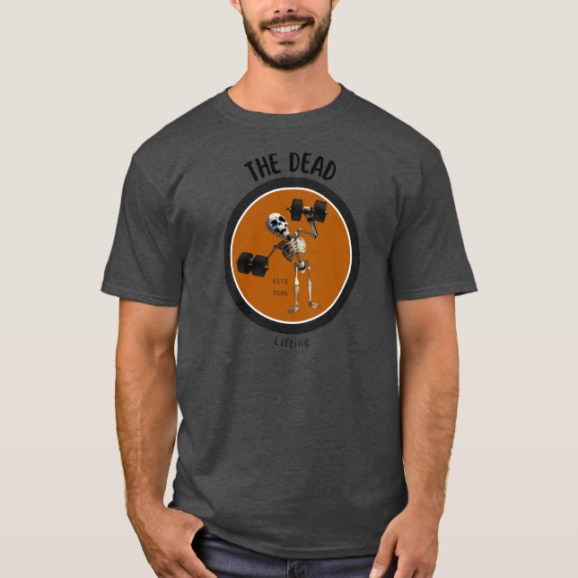 Skeleton/Halloween/funny/gym  T-Shirt (Front)