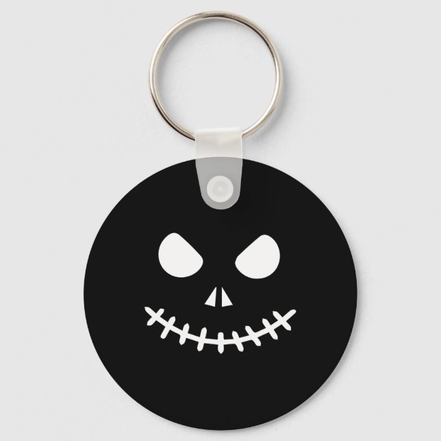 Skeleton Halloween  Key Ring (Front)