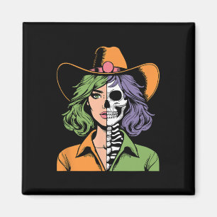 Skeleton Halloween Magnet