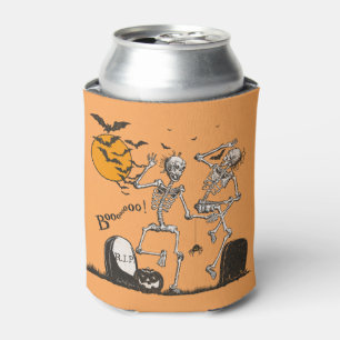 Skeleton Halloween party Can Cooler