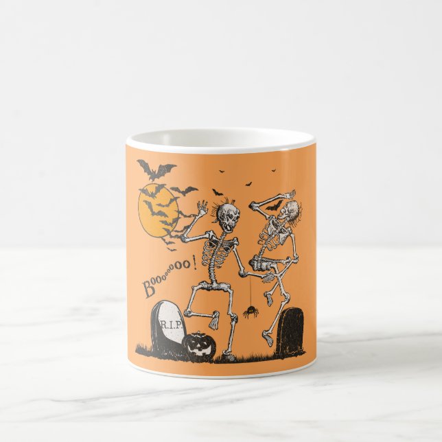 Skeleton Halloween party Coffee Mug (Center)