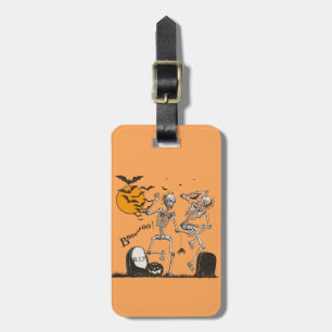 Skeleton Halloween party Luggage Tag
