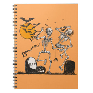 Skeleton Halloween party Notebook