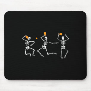 Skeleton Halloween Pickleball Mouse Pad