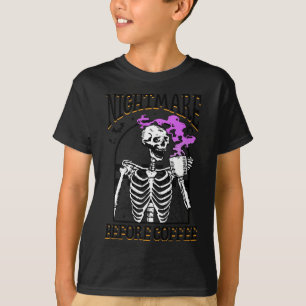 Skeleton Halloween Spooky Season Tee Nightmare Bef