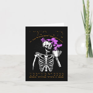Skeleton Halloween Spooky Season Tee Nightmare Bef Card