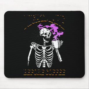 Skeleton Halloween Spooky Season Tee Nightmare Bef Mouse Pad