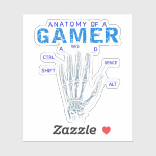 Skeleton Hand Anatomy for Gamers – Keyboard 