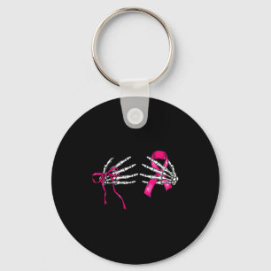 Skeleton Hand Check Your S Funny Survivor Breast C Key Ring