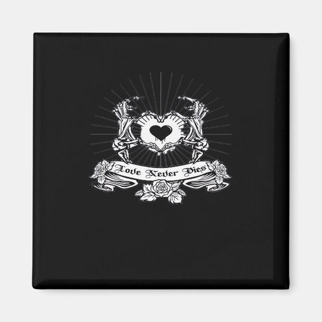 Skeleton Hand Design Classic Magnet (Front)