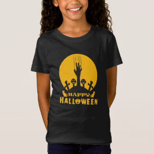 Skeleton Hand  Halloween Graveyard  T-Shirt