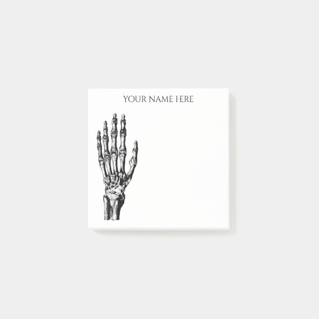 Skeleton hand Halloween Post-it Notes (Front)