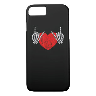Skeleton Hand Heart And Roll, Valentines Halloween Case-Mate iPhone Case