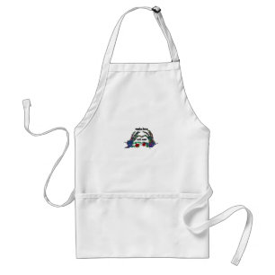 Skeleton Hand Heart Design Standard Apron