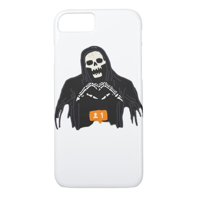 Skeleton Hand Heart Follower Classic Case-Mate iPhone Case (Back)