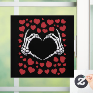 Skeleton Hand Heart Funny Bones Valentine's Day
