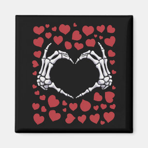 Skeleton Hand Heart Funny Bones Valentine's Day Magnet