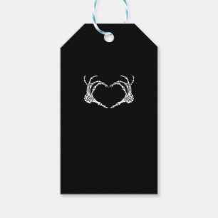 Skeleton Hand Heart Halloween Design Gift Tags
