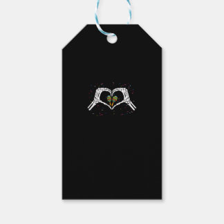 Skeleton Hand Heart Maracas Cinco De Mayo Mexican Gift Tags