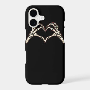 Skeleton Hand Hearts Design