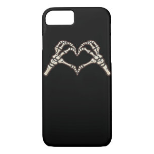 Skeleton Hand Hearts Design Case-Mate iPhone Case