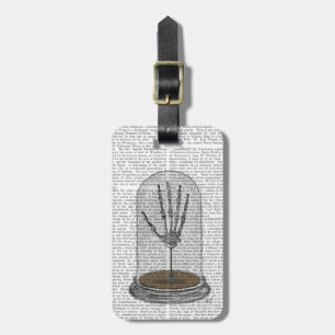 Skeleton Hand In Bell Jar 2 Luggage Tag