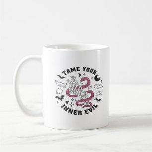 Skeleton Hand Making Heart Coffee Mug