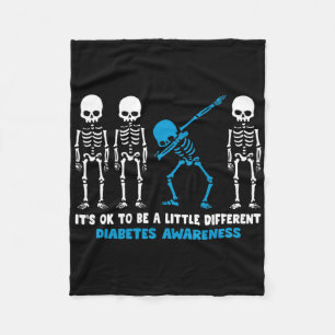 Skeleton Hand Peace Sign Halloween Costume Bones  Fleece Blanket