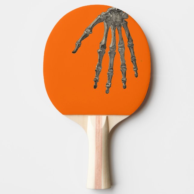 Skeleton Hand Ping Pong Paddle (Front)