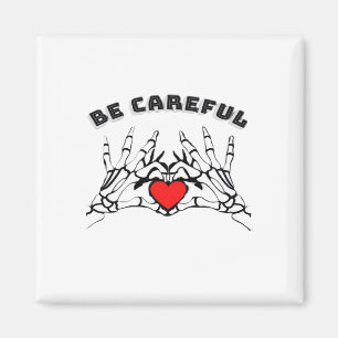 Skeleton Hand With Heart Classic Magnet