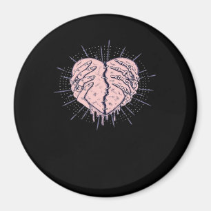 Skeleton Hand With Heart Classic Magnet
