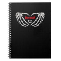 Skeleton Hands Folded In A Heart. Funny Halloween