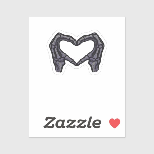Skeleton Hands Forming A Heart  (Sheet)