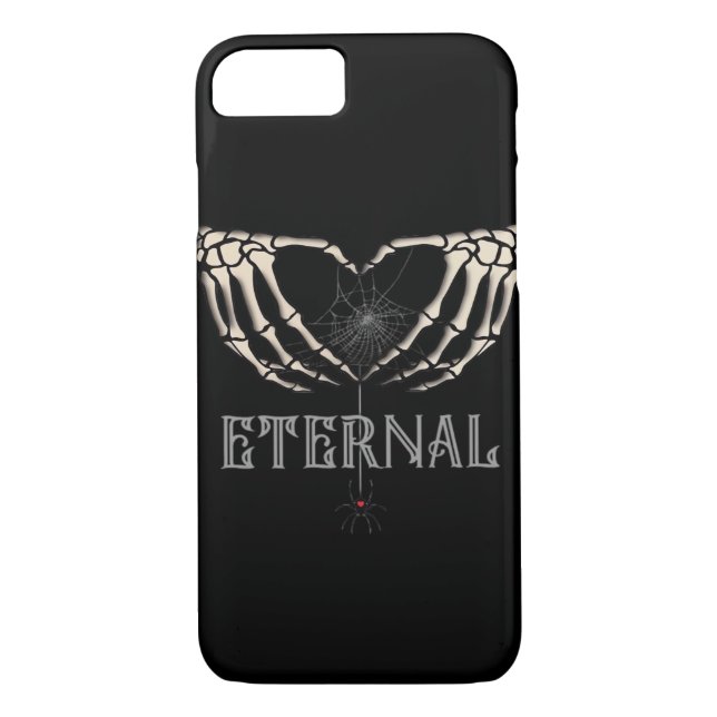 Skeleton Hands Heart Classic Case-Mate iPhone Case (Back)
