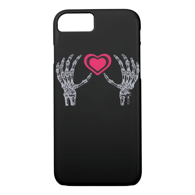 Skeleton Hands Heart Cute Case-Mate iPhone Case (Back)